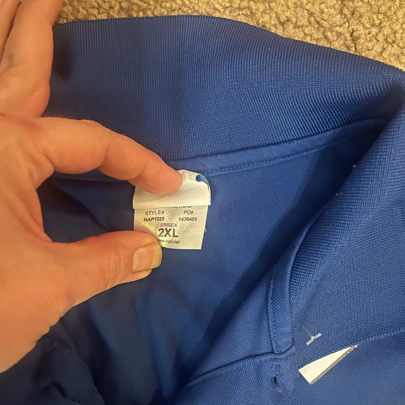 Napa Auto Parts Employee Mens 2XL Polo Shirt Blue Polyester uniform - Picture 3 of 6